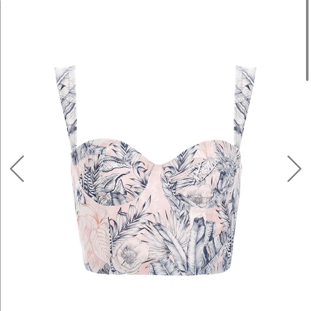 Brand new Agua Bendita bustier.